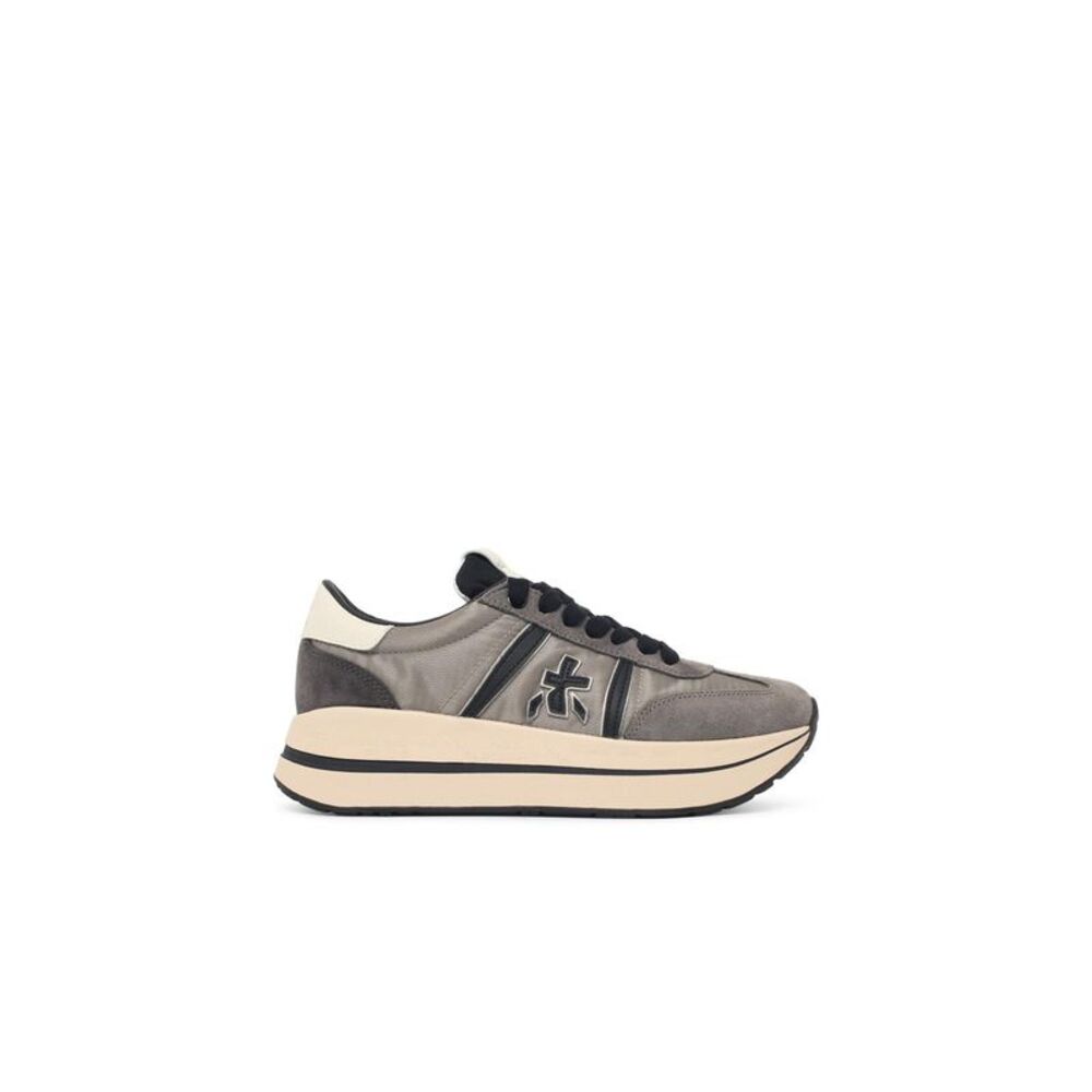 Premiata 'Bethcoin' Grey Fabric Blend Sneakers Women
